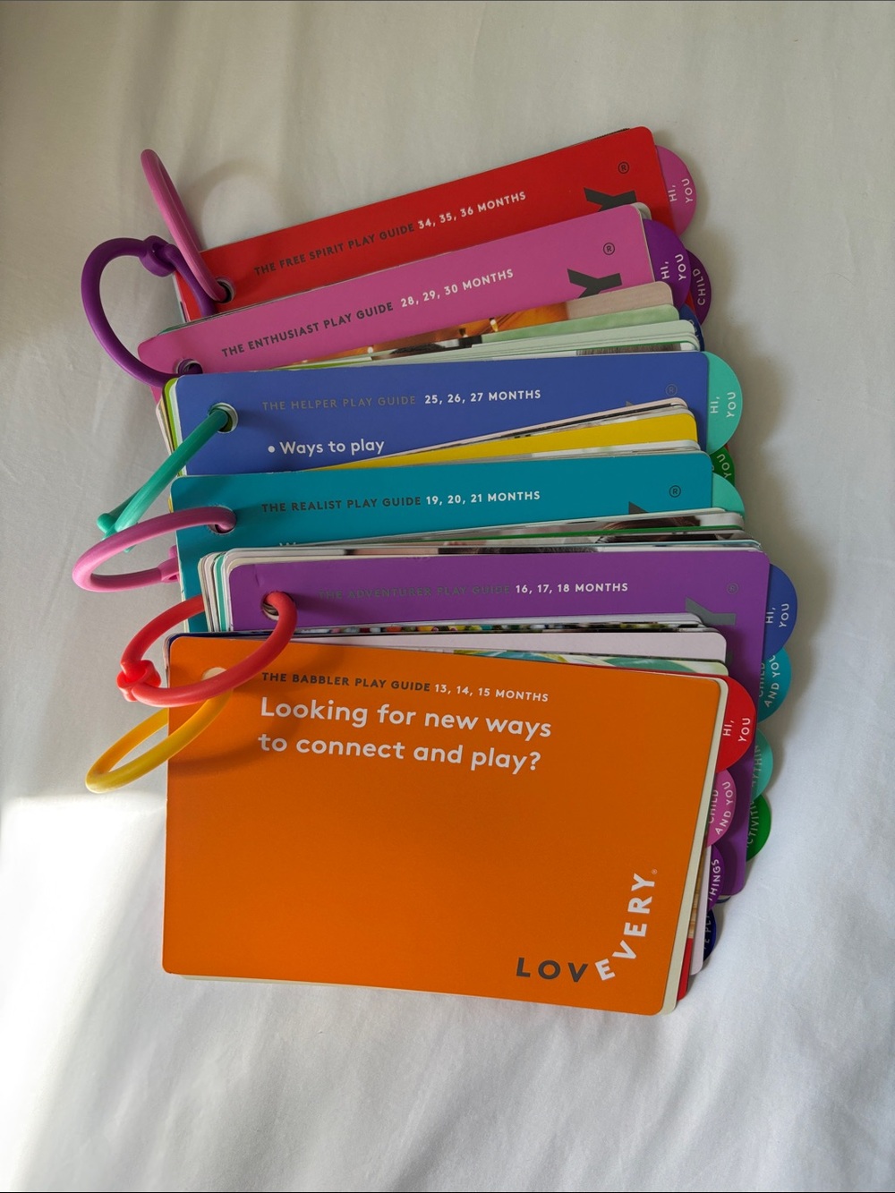 lovevery play guides / books